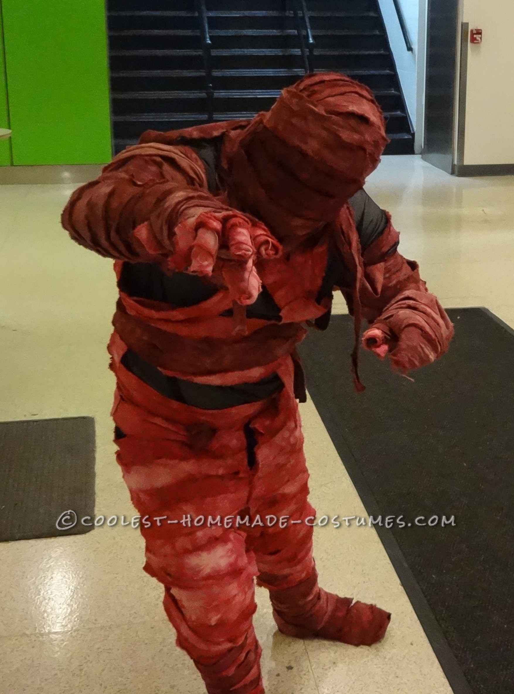 Beware of the Bloody Mummy Homemade Halloween Costume