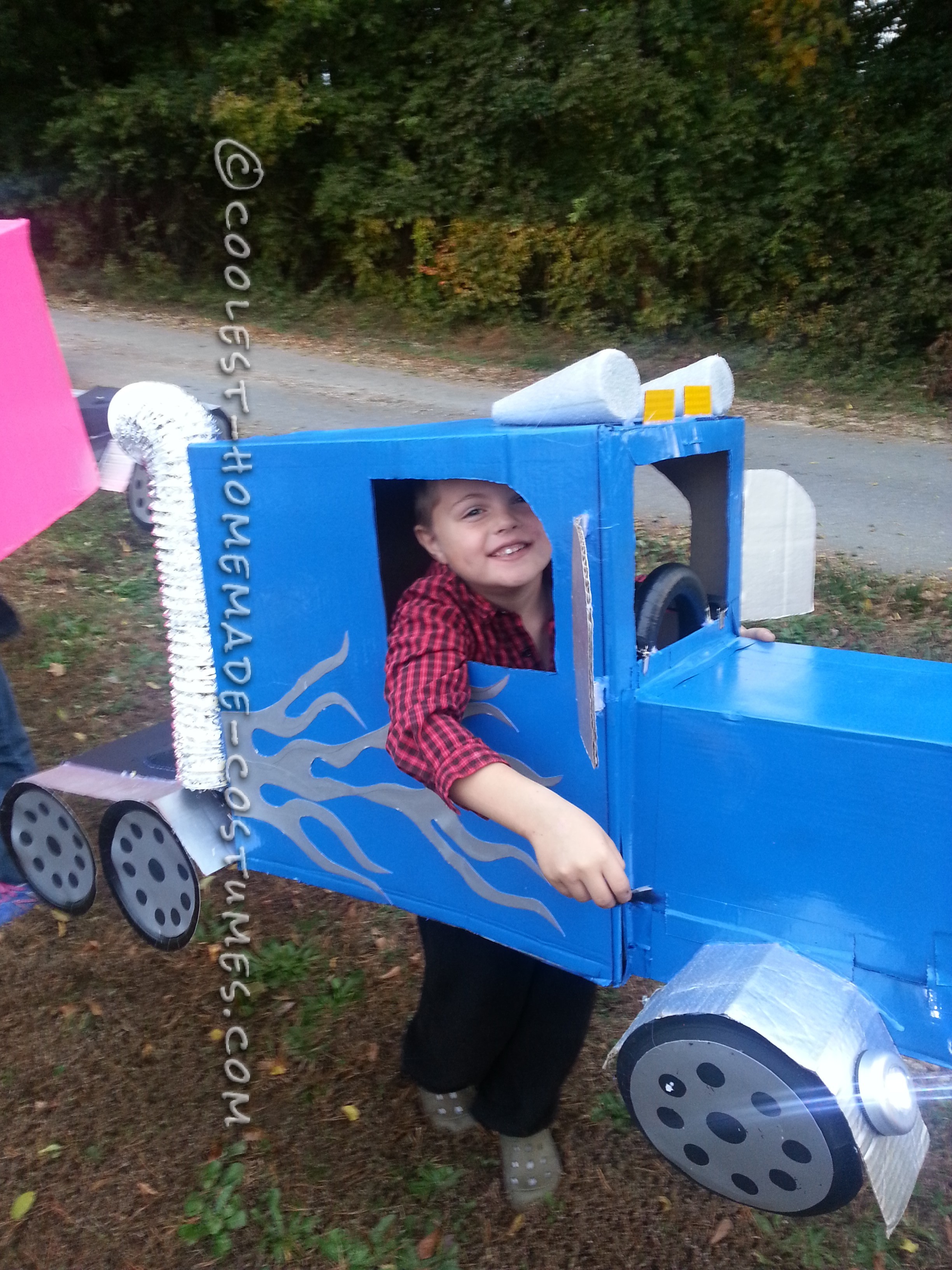 Big Rig Truck Halloween Costume for a Boy