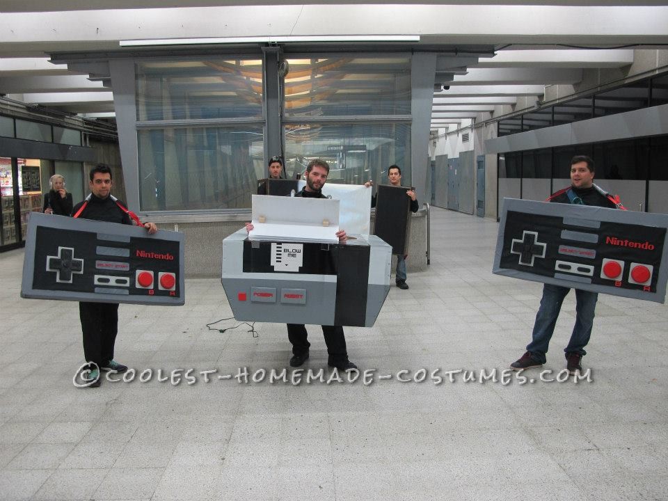 Over-the-Top Group Halloween Costume: Biggest Nintendo Ever!