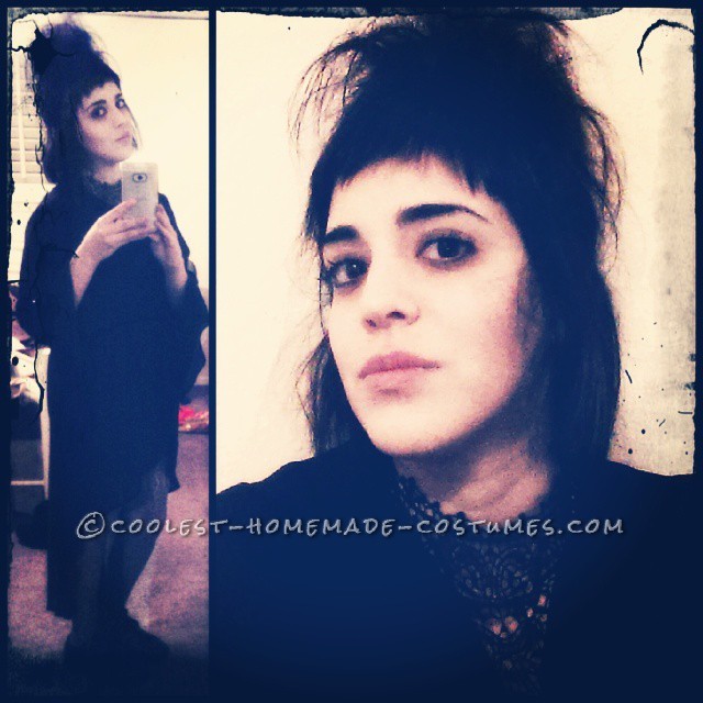 Born with Winona Ryder's Lydia Deetz Character Face