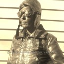 Amelia Earhart Bronze Living Statue Costume