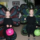 Cool Homemade Butterfly Costumes for Twin Toddler Girls