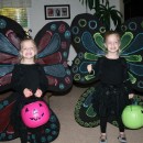 Cool Homemade Butterfly Costumes for Twin Toddler Girls