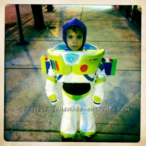 Cool Toddler DIY Halloween Costume: Buzz Lightyear Costume Like No Other Buzz!