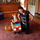 Cheap and Easy Car-Themed Family Halloween Costumes