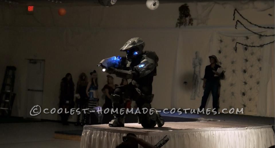 Coolest Cardboard and Foam Master Chief Costume