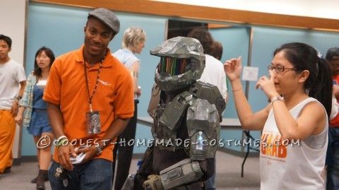 Coolest Cardboard and Foam Master Chief Costume