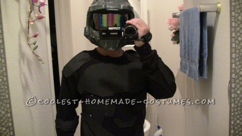 Coolest Cardboard and Foam Master Chief Costume