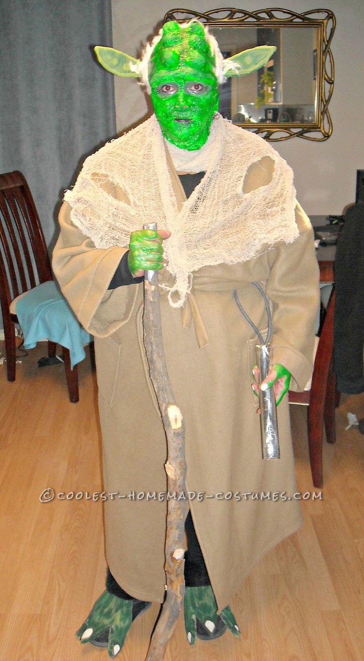 Cheap DIY Yoda Costume