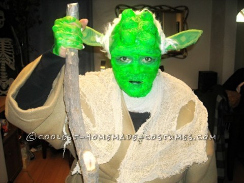 Cheap DIY Yoda Costume