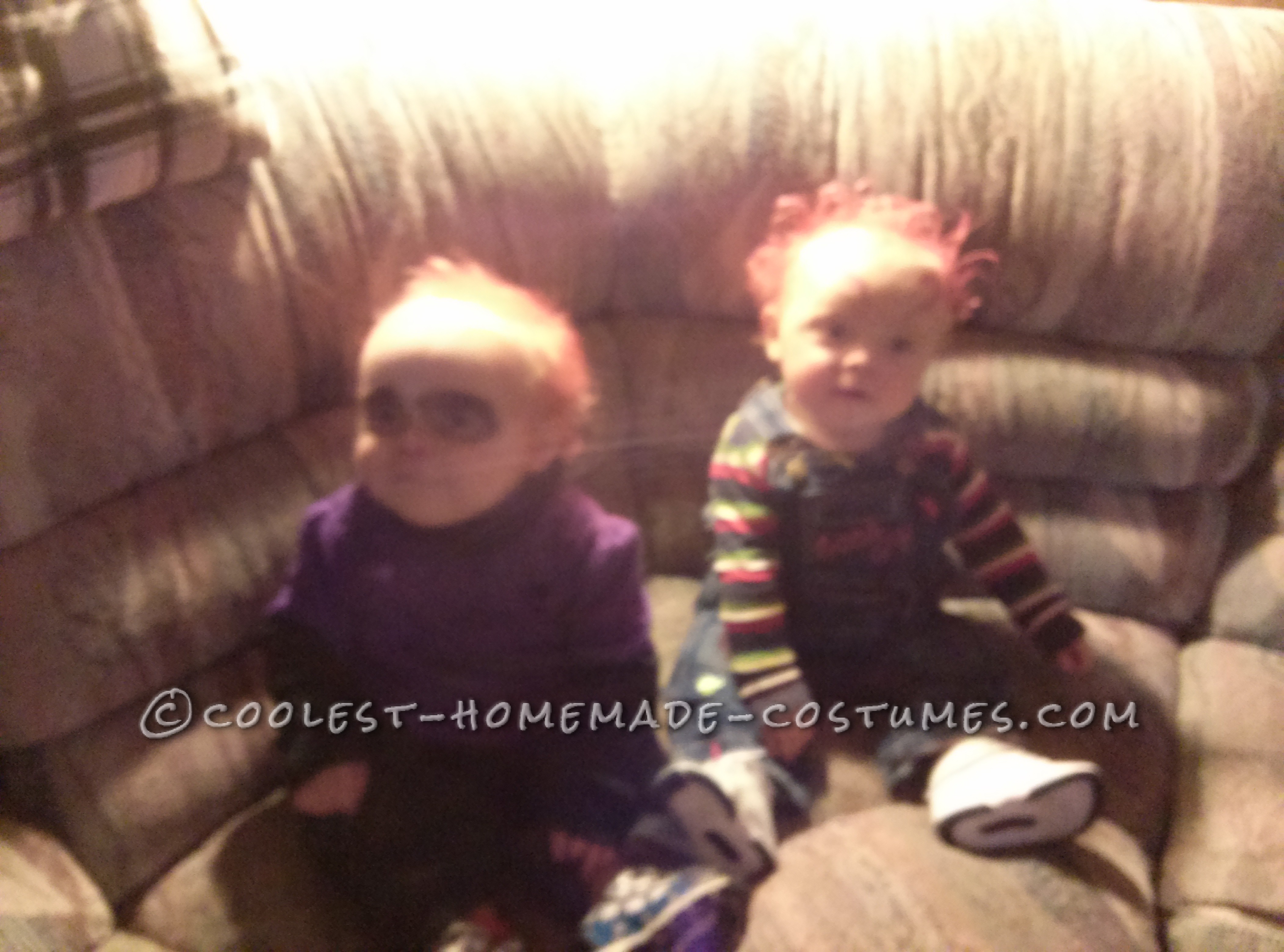 Chucky and His Seed Twin Baby Costumes