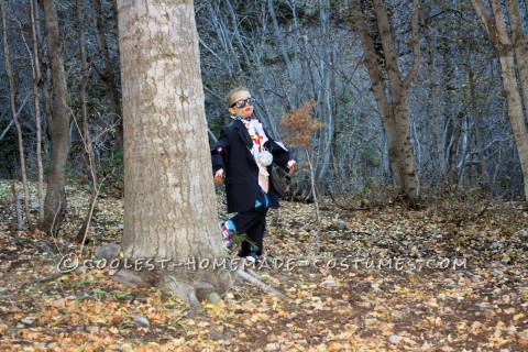 Creepy Clark Kent Superman Zombie Costume