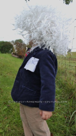 Cool Homemade Albert Einstein Toddler Costume