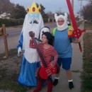 Coolest Adventure Time Trio Costume Ever!