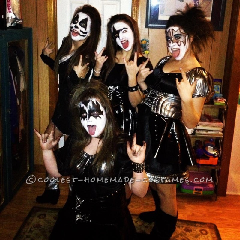 Sexy KISS Girls Group Costume