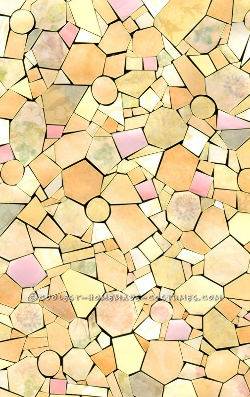 Paper Mosaic Shirt Fabric Pattern