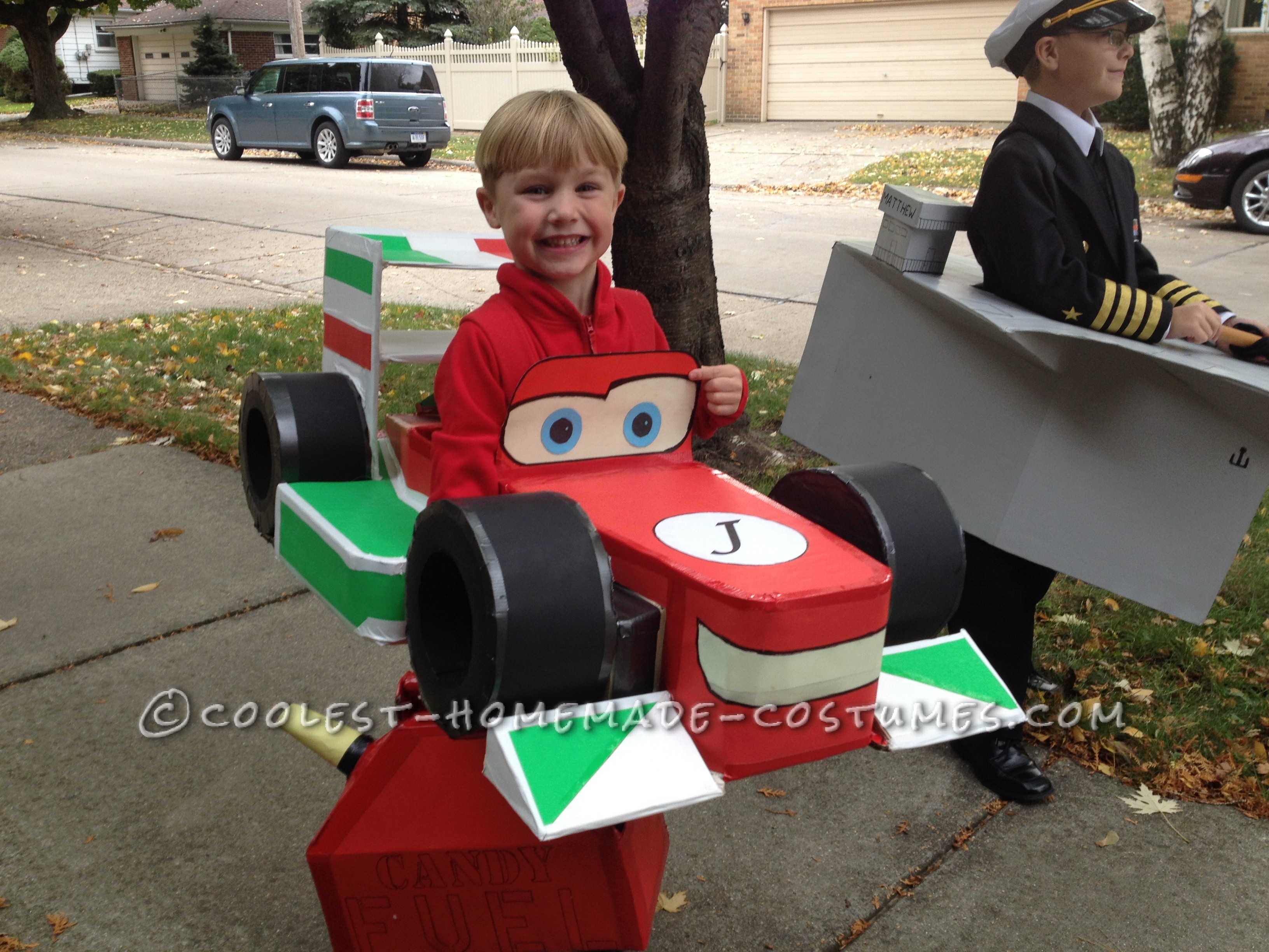 Coolest Homemade Francesco Bernoulli Costume from Disney's Cars