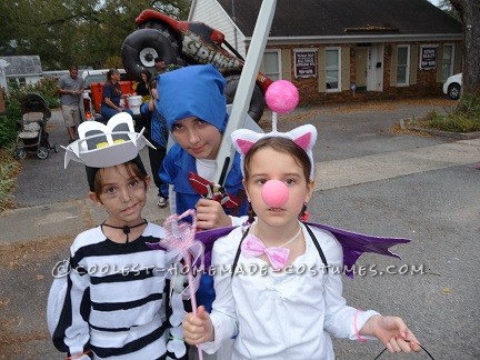 Coolest Moogle, Dry Bones and Link Group Halloween Costume