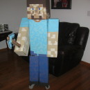 Cool Homemade Minecraft Steve Costume