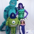 Coolest Monsters Inc. Family Halloween Costumes