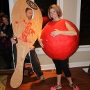 Coolest Paddle Ball Couple Halloween Costume