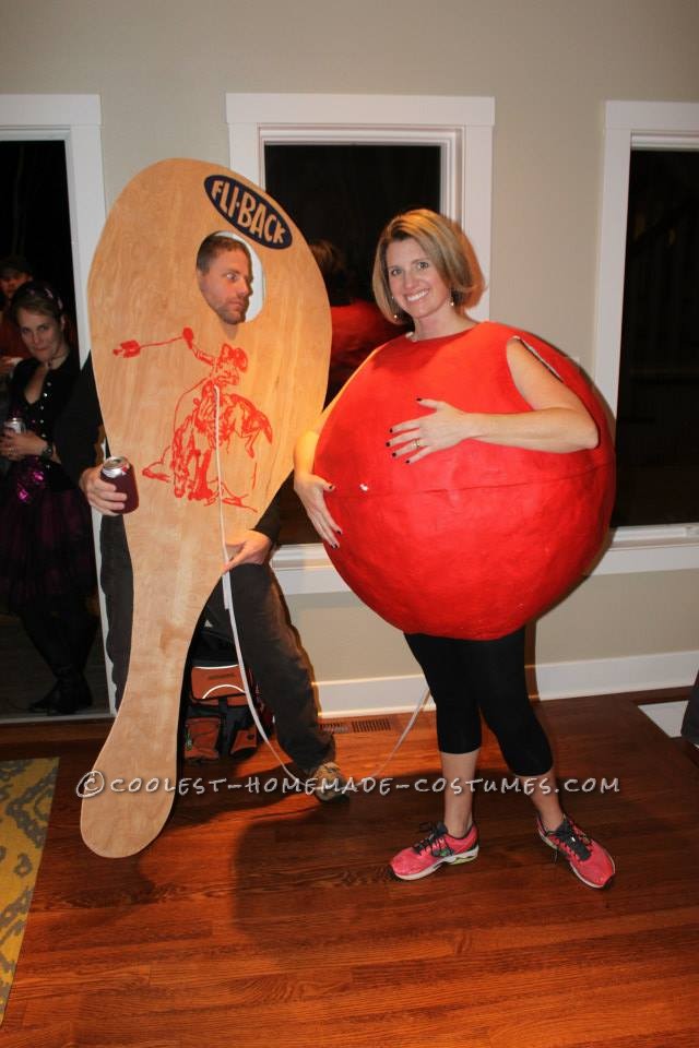 Coolest Paddle Ball Couple Halloween Costume