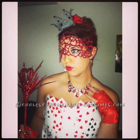 Sexy Homemade Queen of Hearts Costume