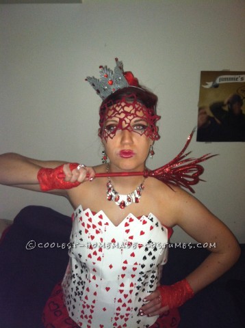 Sexy Homemade Queen of Hearts Costume