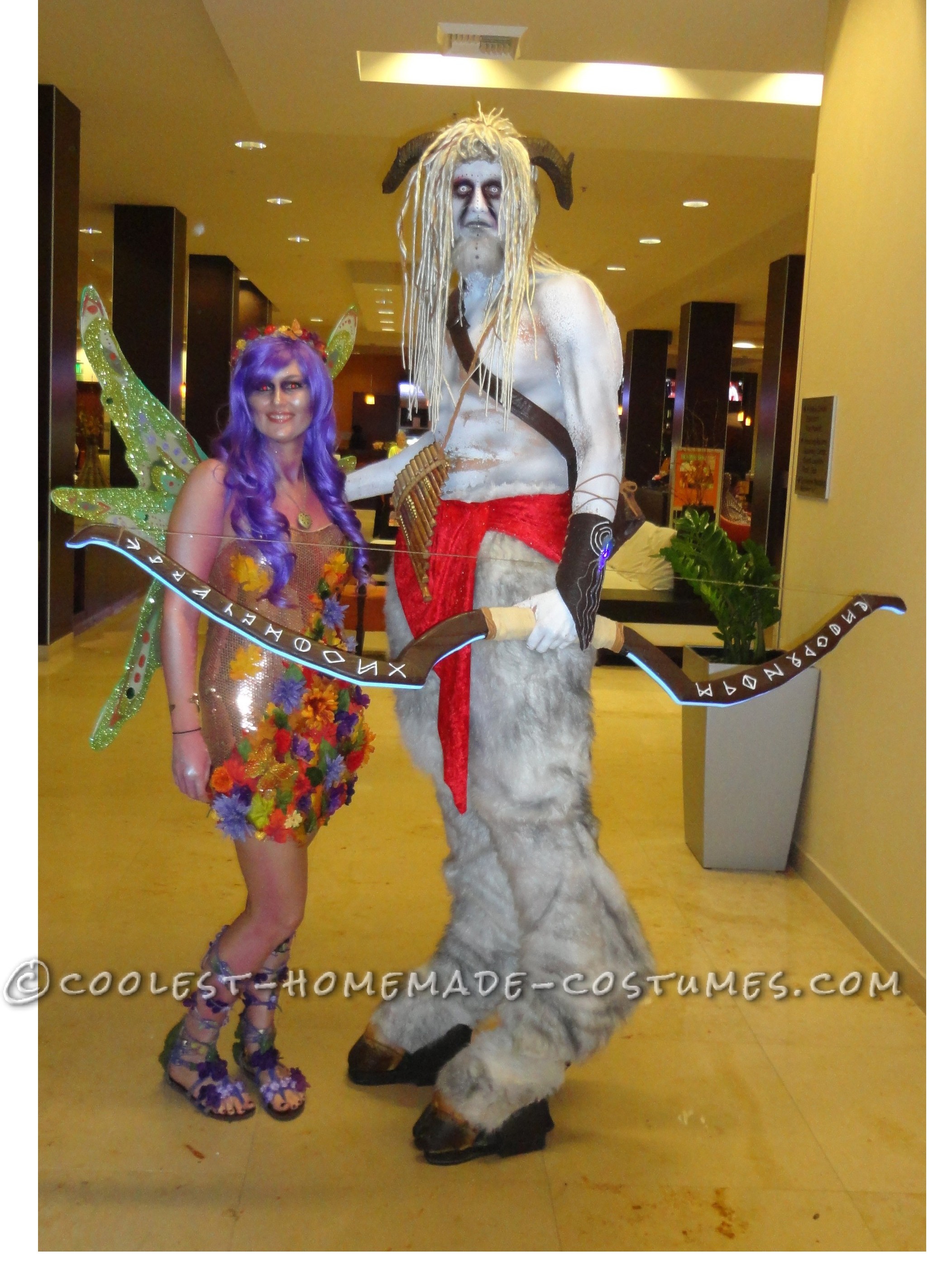 Coolest Homemade Satyr (Goatman and Nymph) Costumes