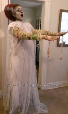 Coolest Technicolor Bride of Frankenstein Costume