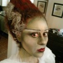 Coolest Technicolor Bride of Frankenstein Costume