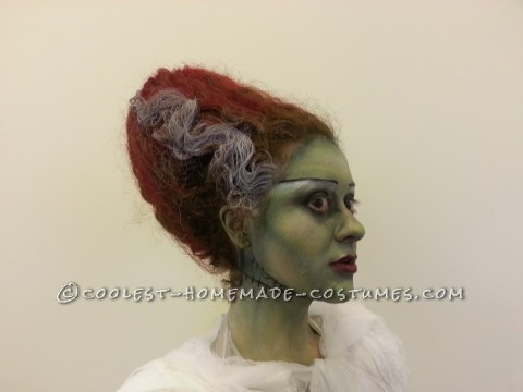 Coolest Technicolor Bride of Frankenstein Costume
