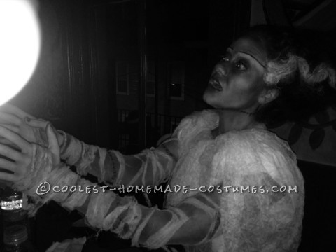 Coolest Technicolor Bride of Frankenstein Costume