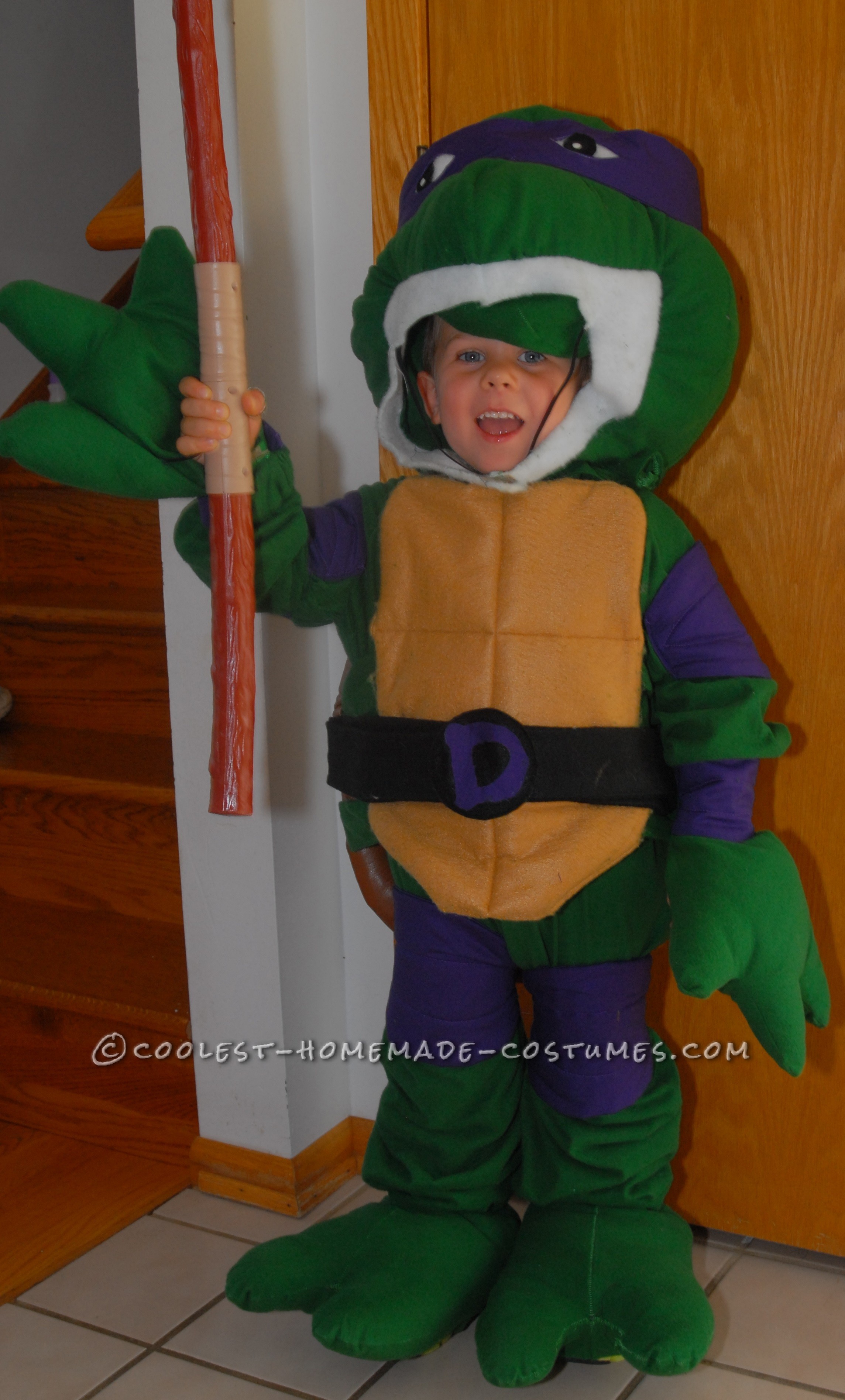 Coolest Throwback Teenage Mutant Ninja Turtle Costume for Boy