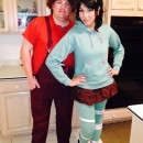 Coolest Wreck-It Ralph and Vanellope von Schweetz Couple Halloween Costume