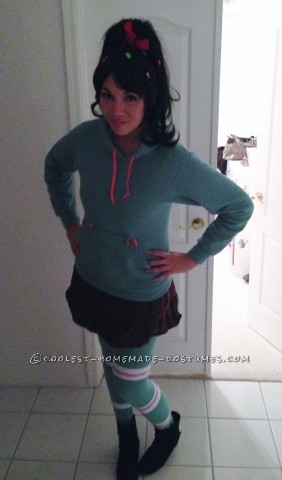 Vanellope Von Schweetz costume from Wreck it Ralph