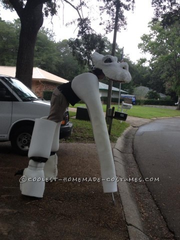 Larger-than-Life Grey Ghouly Stilted Gargoyle Costume