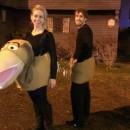 Cool Homemade Couples Slinky Dog Costume
