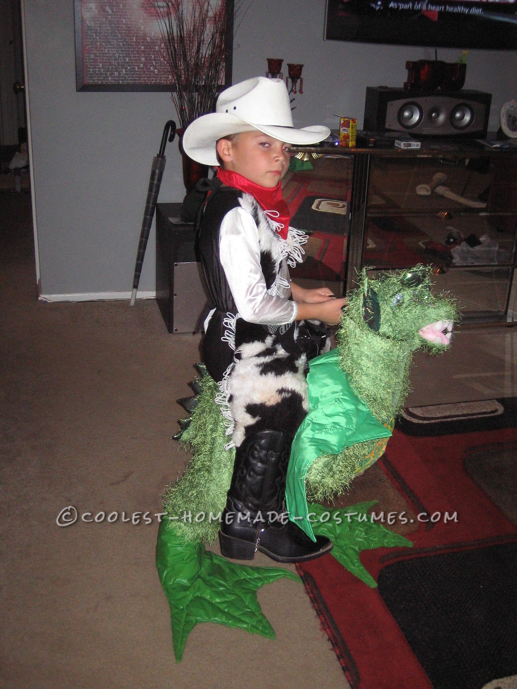 Cowboy Dragon Rider Illusion Costume