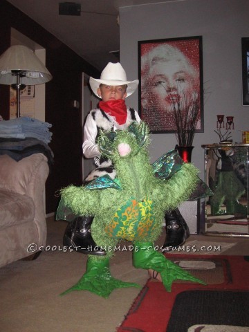 Cowboy Dragon Rider Illusion Costume