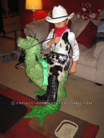 Cowboy Dragon Rider Illusion Costume