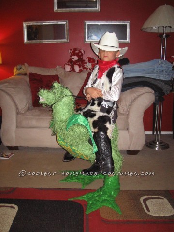 Cowboy Dragon Rider Illusion Costume