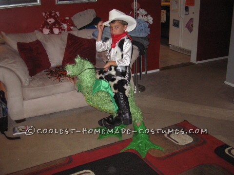 Cowboy Dragon Rider Illusion Costume