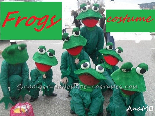 Croaking Frogs Family Halloween Costume