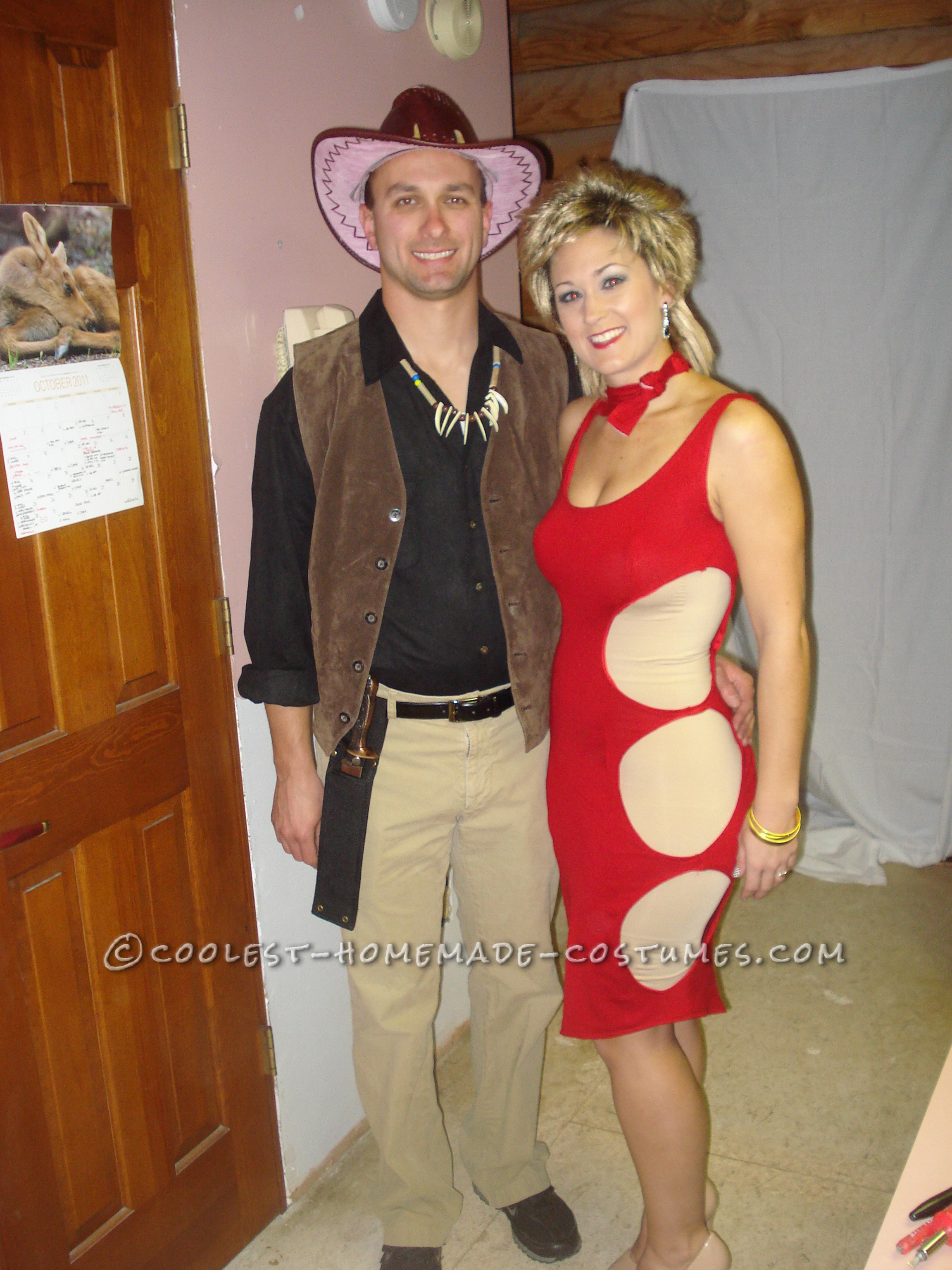 Crocodile Dundee and Sue Couple Costume