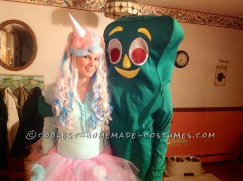 Cute and Sassy Homemade Cotton Candy Costume