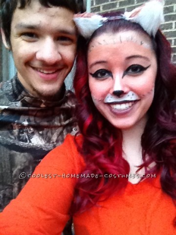 Cute Fox and Hunter Couple Costume