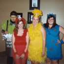 Cute Homemade Sesame Street Crew Group Costume