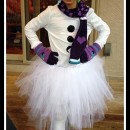 Cute Snowman Costume for Tween Girl