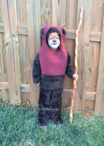 Cutest Handmade Ewok Costume for a Toddler